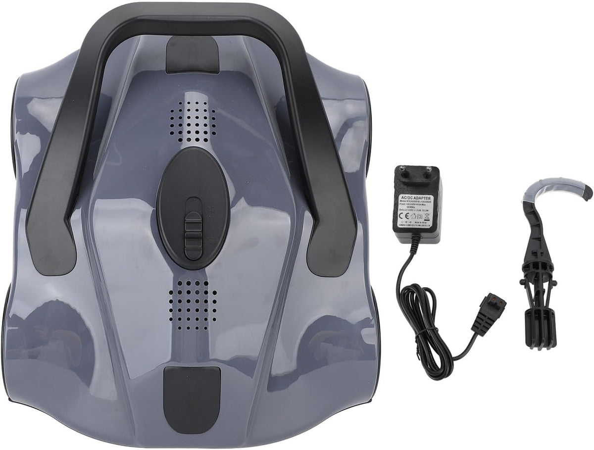 TIKATARER Systèmes de nettoyage automatique, env.34 x 28,5 x 16,5 cm / 13,4 x 11,2 x 6,5 pouces, 28 W, Noir, Aspirateur de Piscine Automatique