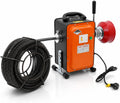 DGJMuu Furets déboucheurs, 750 W, 400 tr/min, 20 m, Noir, Déboucheur de canalisations électrique, machine de nettoyage de canalisations