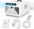 climatiseur portable HCAUYNN, 46 × 28,5 × 23 cm, 300 W, à partir de 45 dB, 220 V, Blanc, Climatiseur Mobile Compact pour Petite Pièce