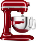 KitchenAid robot pâtissier, 5,6 L, Argenté/Rouge