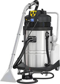 CGLYYDS nettoyeur de tapis, 220 V-240 V, 20 L, 30 L, 40 L, 60 L, Noir, Professionnel avec tête d'aspiration d'eau et Brosse Ronde