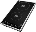 LACOR Réchauds, 3100w, 29x51x9 cm, Noir, 69033 - Double fourchette à induction, Ustensile professionnel durable