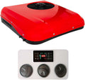 Climatiseur onduleur, 12/24 V., 2200 W, blanc, rouge., de toit à CC 600- Refroidissement, faible bruit, aucun assemblage requis pour camions