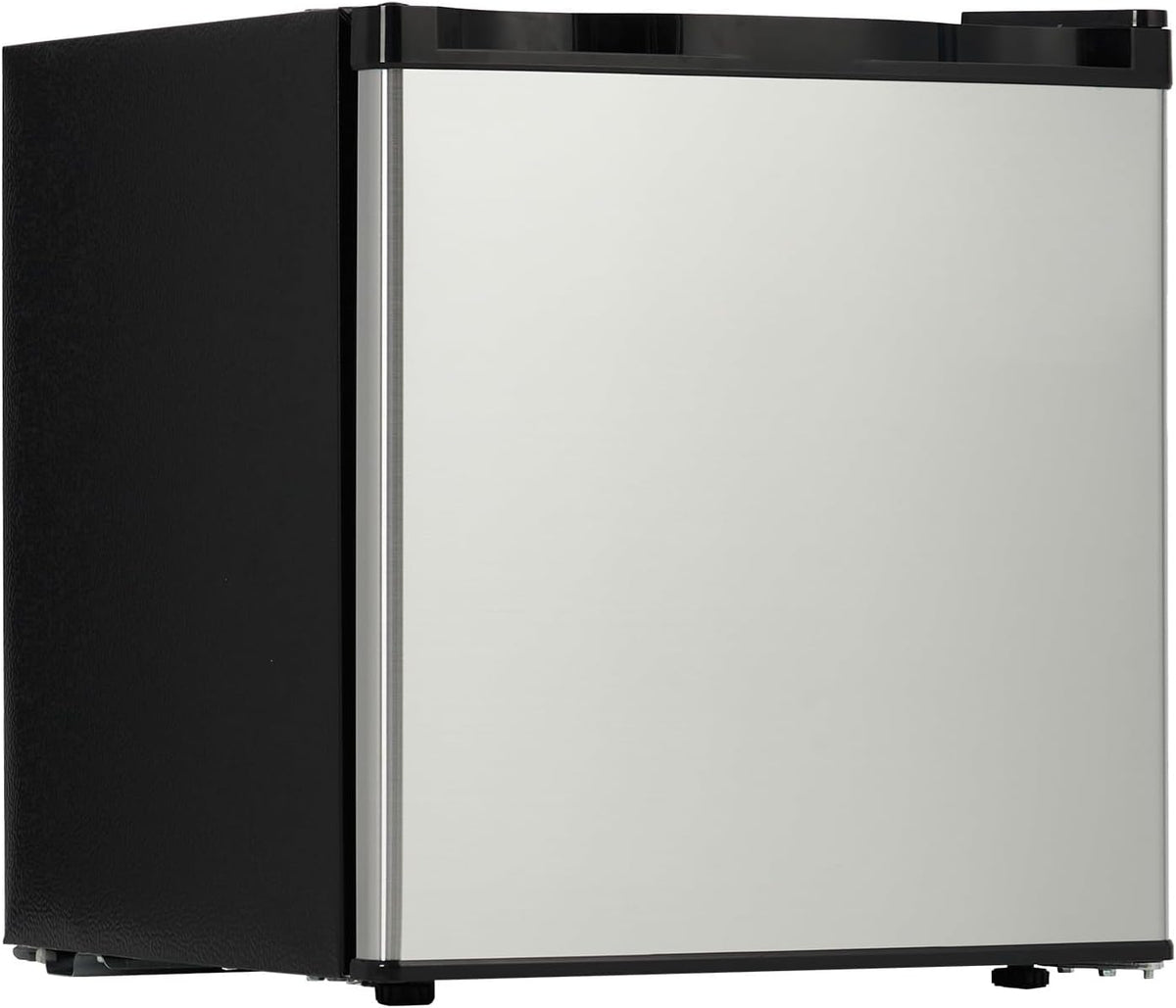 AffinityFurn bureau, 46 L, 51 cm, Blanc, Mini Bar, Frigo Camping Car, Thermostat Mécanique, 1 Étagère, Éclairage Intérieur LED