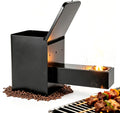 ZephPerton fumoir, 63 × 28 × 38,5 cm / 24,8 × 11,02 × 15,15 pouces, 110-220 V, 250 W, 22 W, Noir, Kit Dassemblage De Trémie Pour À Granulés