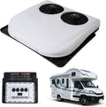 Climatiseur Climatiseurs, 24 V, 1200 W, Blanc, de toit 12/ CC pour camions, camping-cars et bateaux, refroidissement uniquement