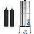 orinko Purificateurs d'eau, 5,6 L, Blanc, Filtre à Eau par Gravité avec 2 Cartouches, Purificateur d'Eau avec Charbon Actif
