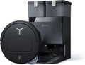 ECOVACS robot aspirateur, 81 mm, Noir, DEEBOT T50 Omni Gen3 Laveur 25 000 Pa AIVI 3D, TruEdge 2.0, brosse & patin extensibles