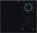 table de cuisson Electrolux, 60 cm, 4500w, Noir, Mixte Induction 4 Feux - KDI640713K