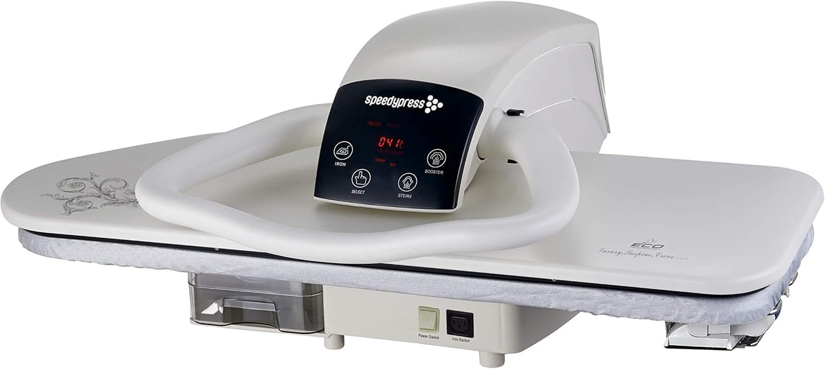 Speedypress presse à repasser, 81 cm, Blanc, 81HD à vapeur professionnelle ultra résistante (+ embout de fer gratuit