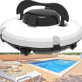 RayGenius Systèmes de nettoyage automatique, 36x36x18 Cm 36x36x18 Cm, Noir, Aspirateur De Piscine, Robot Nettoyeur De Piscine sans Fil