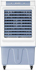 WNGJZZYC fontaine à eau, 91 x 32 x 41 cm, 50 L, Blanc cassé, Rafraichisseur D'air, Refroidisseur D'air Industriel avec Réservoir d'Eau