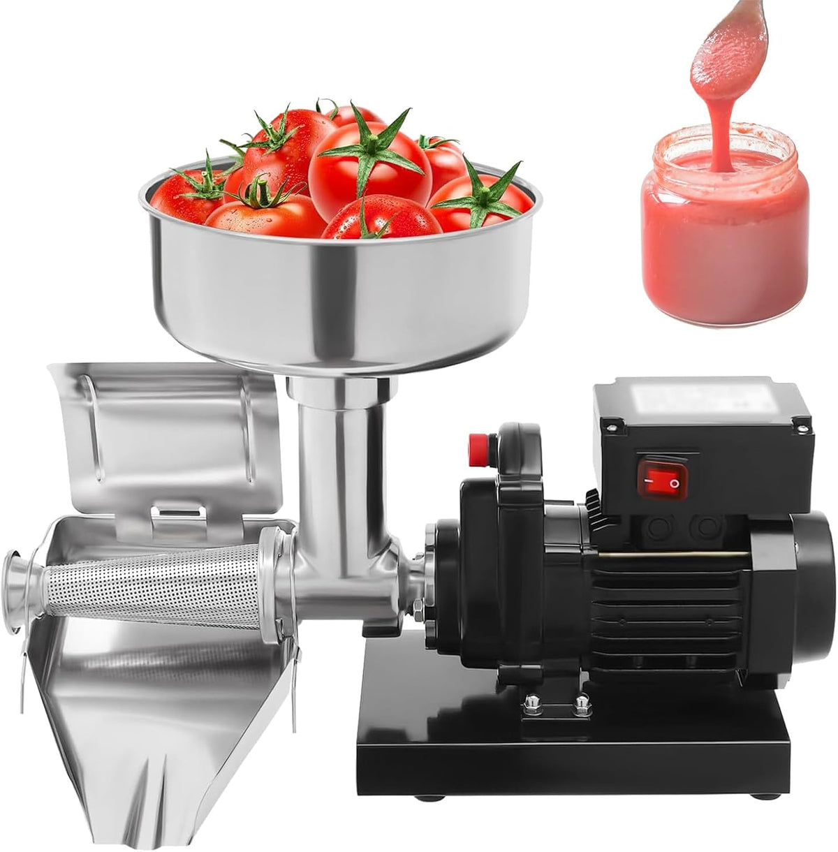 Feiphla centrifugeuse, 490 x 230 x 345 mm, 450 W, 110/220 V/240 V, 220 V, acier inoxydable, Argenté, Usage Professionnel Et Domestique Shell