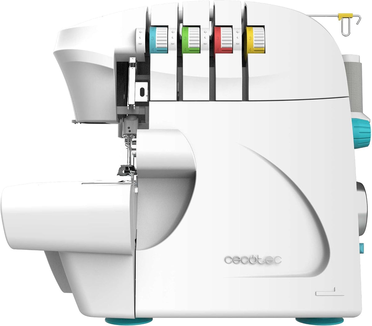 Cecotec machine à coudre, 1100 tr/min, Noir, Bellecouture Overlock, Pression du Pied-De-Biche Réglable, Entraînement Différentiel