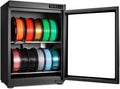 armoire PA-DABAOO, plaque d'acier + verre trempé + alliage d'aluminium + acier inoxydable., Noir, Sèche pour Filament D'imprimante 3D