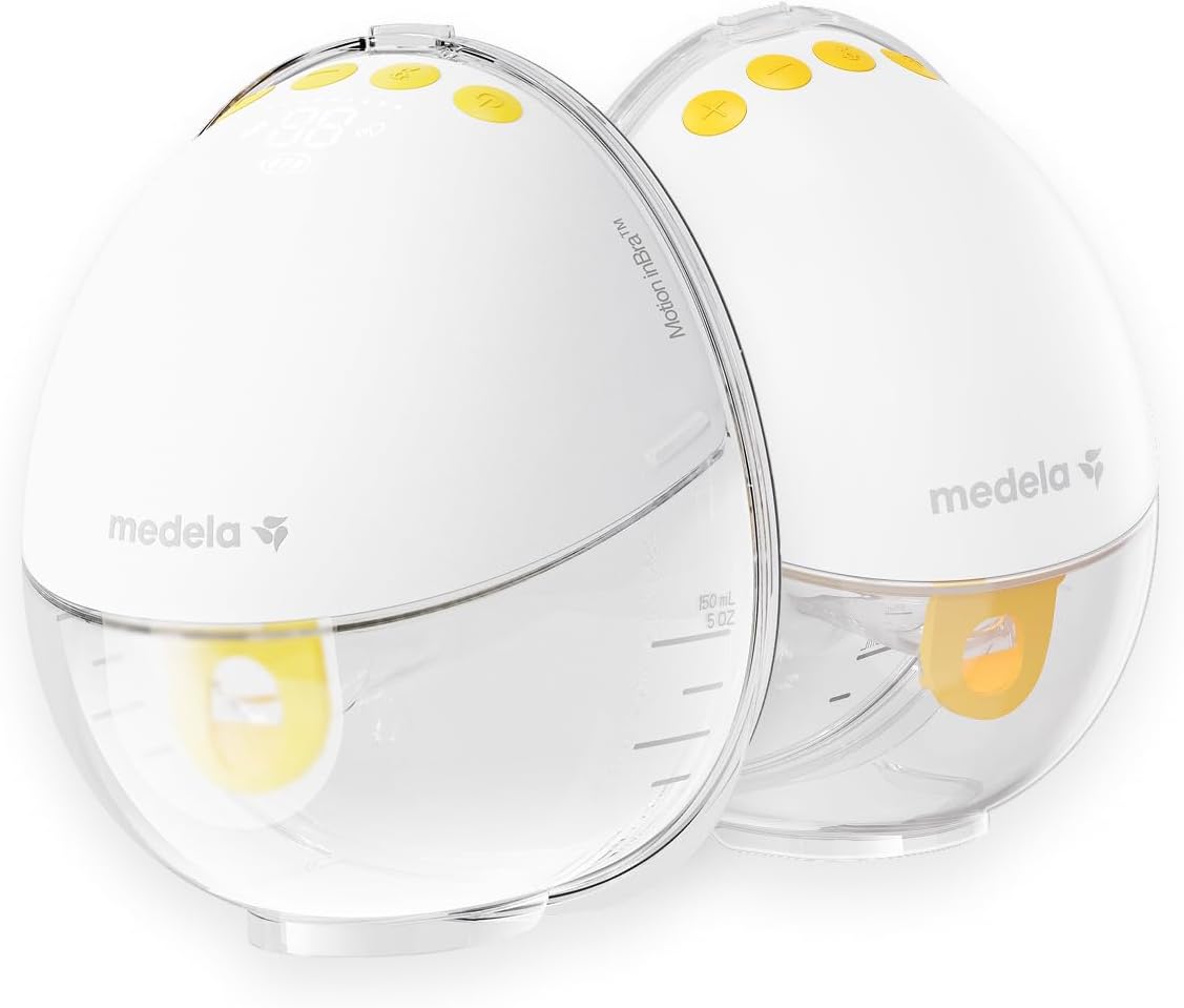 Medela Tire-laits, Gris, Motion InBra Tire-lait électrique portable + Sac de Rangement, Très efficace