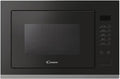 CANDY Gril, 60 cm, 25 litres, 900 W, Argenté, MIG25BNT Four micro-ondes combiné avec l, couleur noire avec cadre en acier inoxydable
