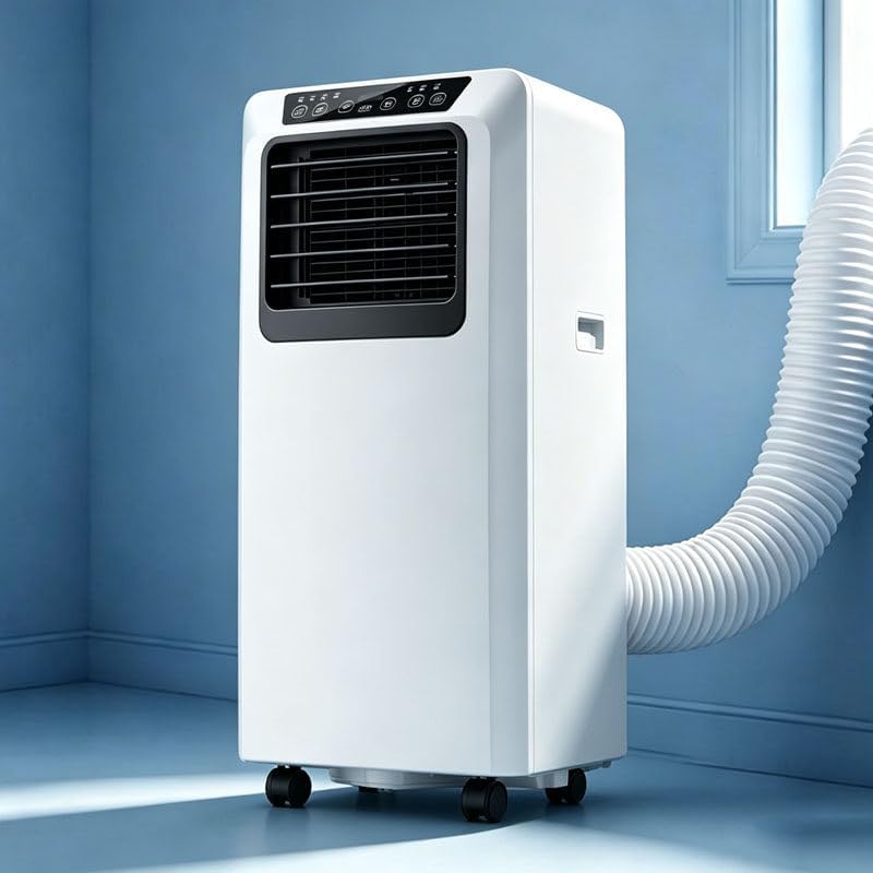 climatiseur portable PtaTritious, 2300 W, Blanc, Climatiseur Mobile Silencieux, Climatiseur mobile, Rafraichisseur d'air