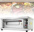 Four four à pizza, 880 x 580 x 350 mm, 3200 W, Argenté, à Pizza électrique Commercial Portable, Appareil de Boulangerie à Haut Tempe