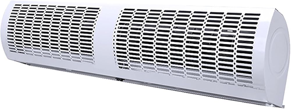 Machine Climatiseurs muraux, 120CM, Blanc, À Rideau d'air Ultra-Mince Et Silencieuse Commerciale