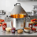 Mélangeur blender, Argenté, automatique en acier inoxydable pour sauces et confitures, machine de cuisson commerciale et domestique