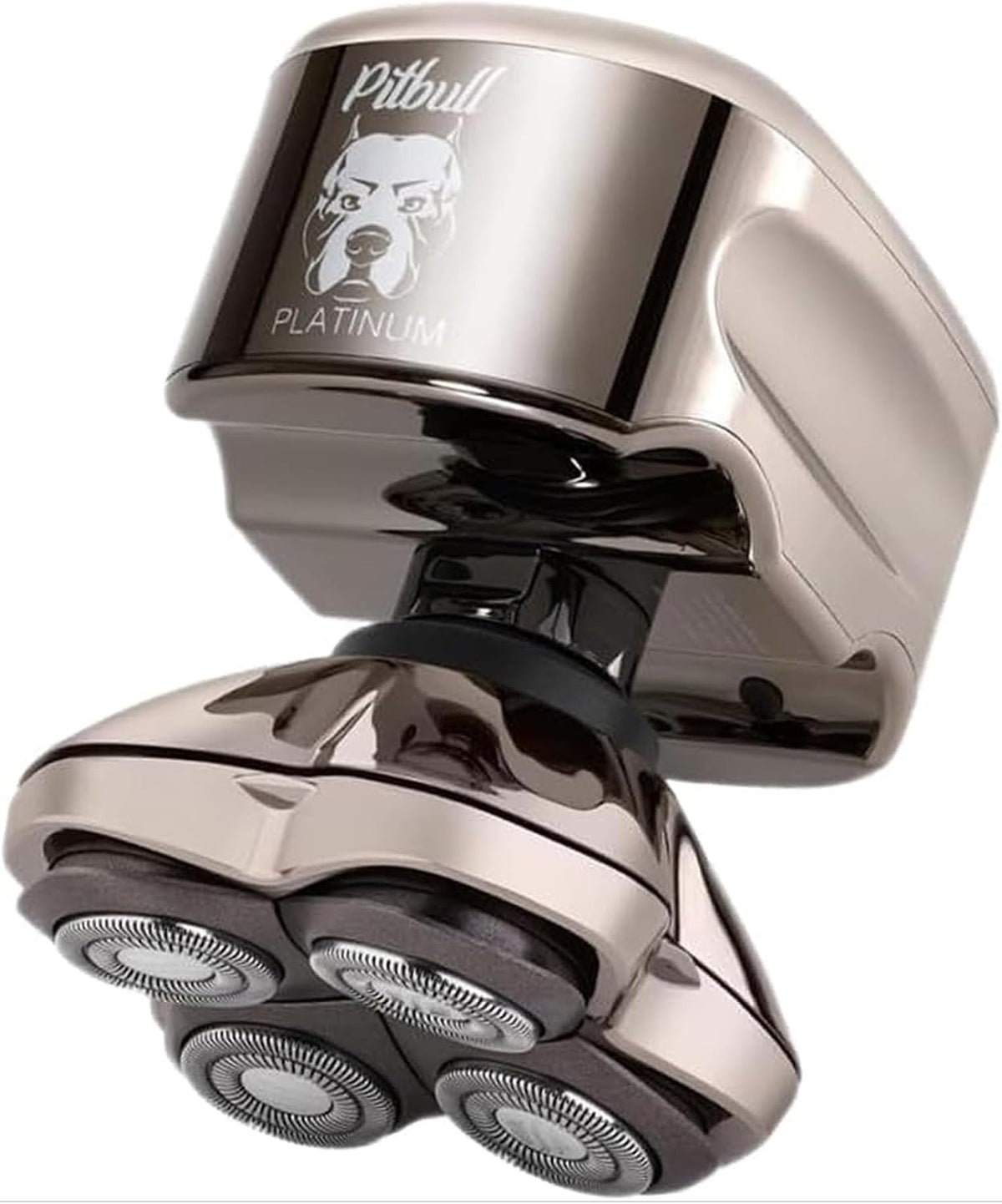 Skull Shaver Rasoirs à têtes rotatives, Noir, Pitbull Platinum Pro - Rasoir Électrique Homme - Sans Fil, Rechargeable