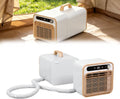 climatiseur portable ALSUP, 288 x 493 x 272 mm, 5000 BTU, 1 m, 40 dB, 1.5 m, Blanc, Climatiseur pour Tente, Structure Split de Bureau