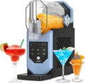 Macchiatto sorbetière, 2 l, Noir, Machine à glace 5 en 1 avec écran LED, 6 programmes et commande à un bouton pour granités