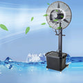 JCSRYD ventilateur sur pied, 42 L, 220 V, 61 cm, Blanc, avec Brumisateur pour Une Brise Fraîche de Terrasse