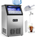 Nuxyyds machine à glaçons, 354 x 428 x 637 mm, 40 kg, 11,5Kg, Noir, De Comptoir à Haut Rendement /24h, Commerciale Avec Stockage