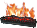 Chemin'Arte Cheminées électriques, Marron, Foyer à buches avec Effet Flammes 3XL