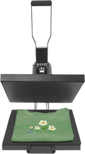 Wiyuer Presses à imprimer, 1400 W, 220-240 V, 38 x 38 cm, fer, plastique, noir