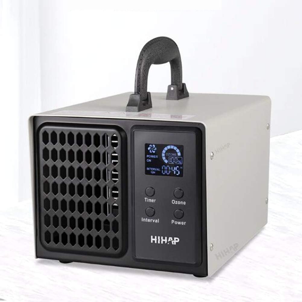 TOPCHANCES purificateur d'air, 5 g, Blanc, Ozone commerciale, minuteur numérique, industriel, désodorisant