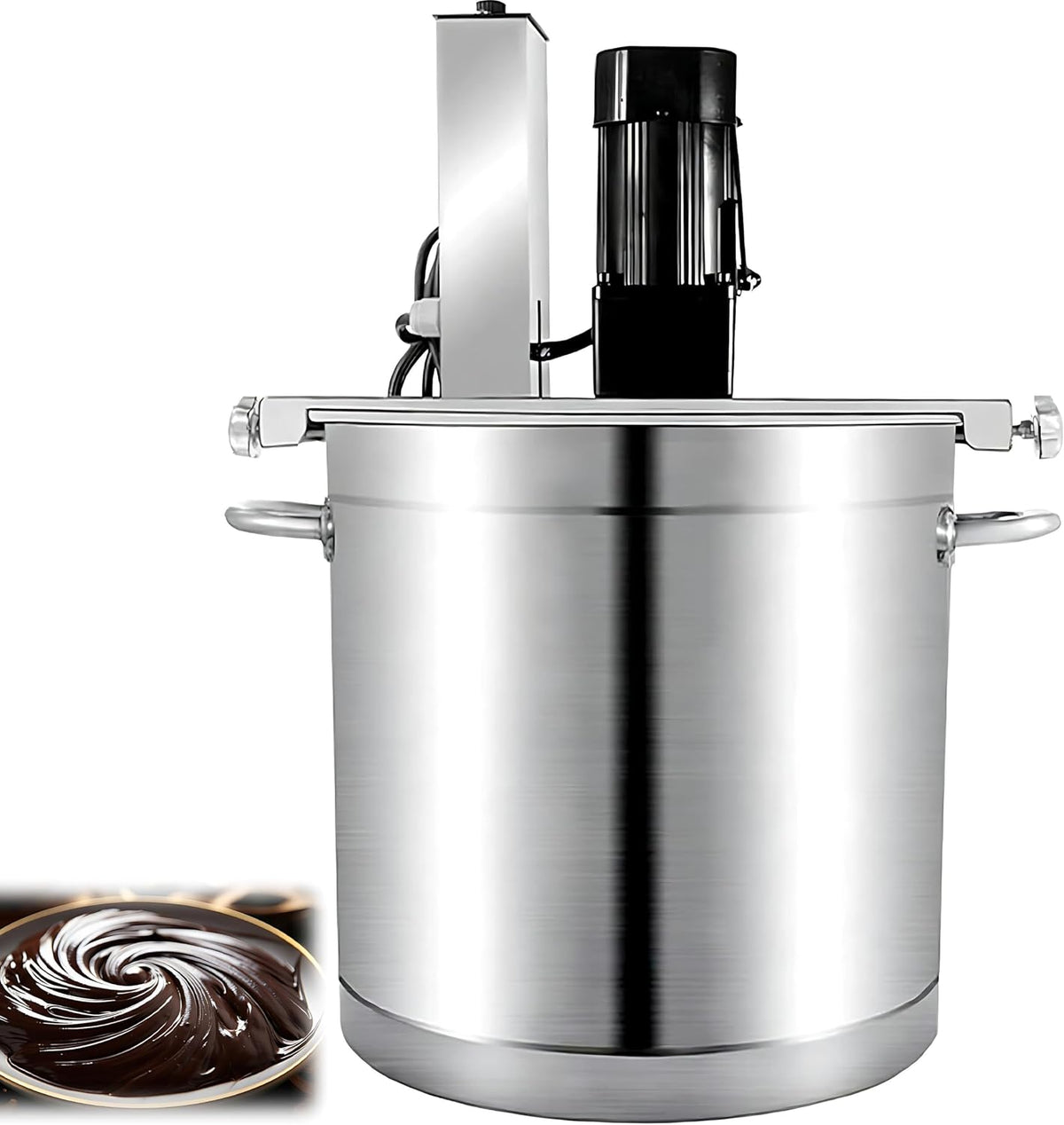FgdVrelnor robot pâtissier, 20 L/25 L/40 L, 110 V/220 V, 200 W, 20 L, Argenté, Professionnel, Électrique, Moteur en Cuivre Pur