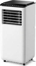 climatiseur portable HUANQIN, 14000 BTU, 12000 BTU, Noir, Climatiseur Mobile, Refroidisseur d'Air Basse Consommation avec Kit d'Installation