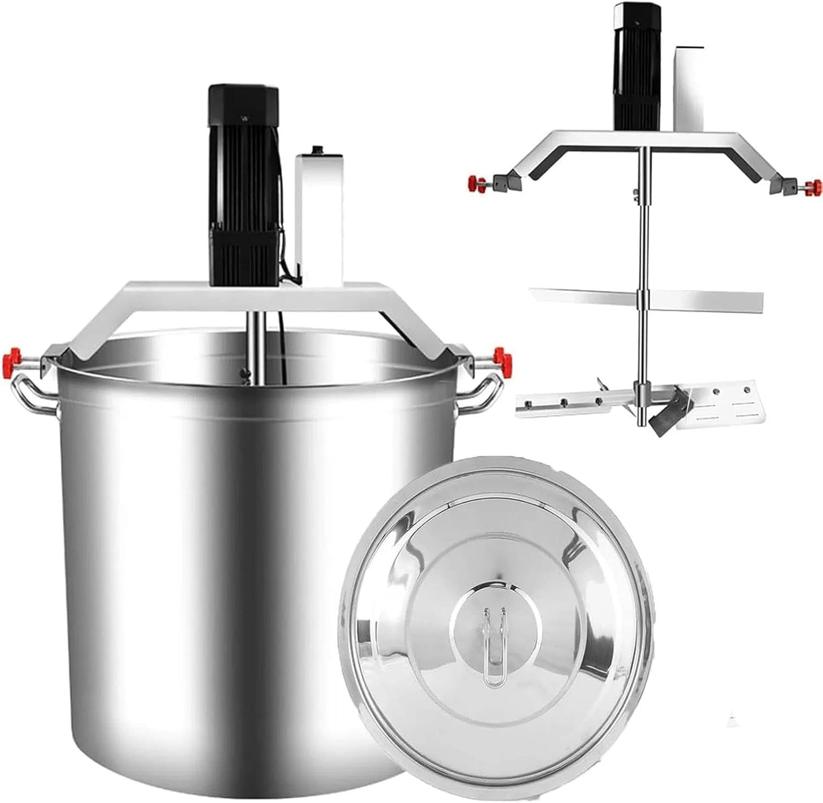 Mélangeur blender, 80 L, Noir, À Confiture Électrique Automatique Pour Soupes Et Sauces( ), Cuve de grande capacité