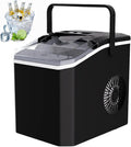 Générique machine à glaçons, 1,3 Litre, Noir, Portable, Glaçons en Six à Huit Minutes, Réservoir Deau, Nettoyage Par Simple Pression Dun Bouton