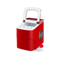 HYgloF sorbetière, Rouge, Automatique Machine à Glace pour Plan de Travail Portable Vintage 26 livres