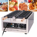 WOTZOV Machines à gaufres et croques, Noir, Appareil à takoyaki Professionnel, poêle à Griller électrique pour poffertjes