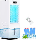 climatiseur portable PIAZCEW, 6 L, Blanc, Climatiseur Mobile 4 en 1, Rafraîchisseur d'Air avec Réservoir, 1-12H Minuterie
