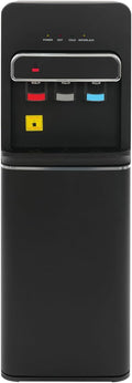 JUUTALK fontaine à eau, 550 W, 75 W, Noir, Chargement Inférieur 3 Températures, Distributeur d'eau Chaude et Froide