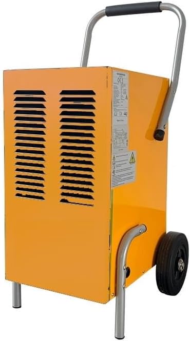 ZaTeChS déshumidificateur, 50 L, 50 litres, Blanc, Industriel de Chantier, Capacité de Déshumidification de par Jour
