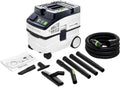 Festool aspirateur eau et poussière, Noir, Aspirateur CLEANTEC CT 15 E-Set - Compact et Mobile, Aspiration réglable en 5 niveaux