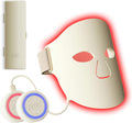 PMD Masques, Rouge/Bleu, Beauty Masque LED visage qualité clinique, lumière rouge, infrarouge proche & bleue