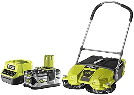 RYOBI Aspirateurs balais et balais électriques, 18 V, 0G, 5.0 Ah, 2.0 Ah, Noir