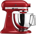KitchenAid robot pâtissier, 4,8 L, Argenté/Rouge