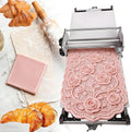 Soflightmok Machines à pâtes manuelles, 30Mm, Argenté, Laminoir à PâTe Professionnel, Grand Laminoir éLectrique 40'×17