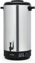 KLARSTEIN Distributeurs d'eau chaude, 46.8 x 75 x 44.5 cm (LxHxP), 60 L, 2500 W, Argenté, Distributeur Eau Chaude à Ebullition Rapide