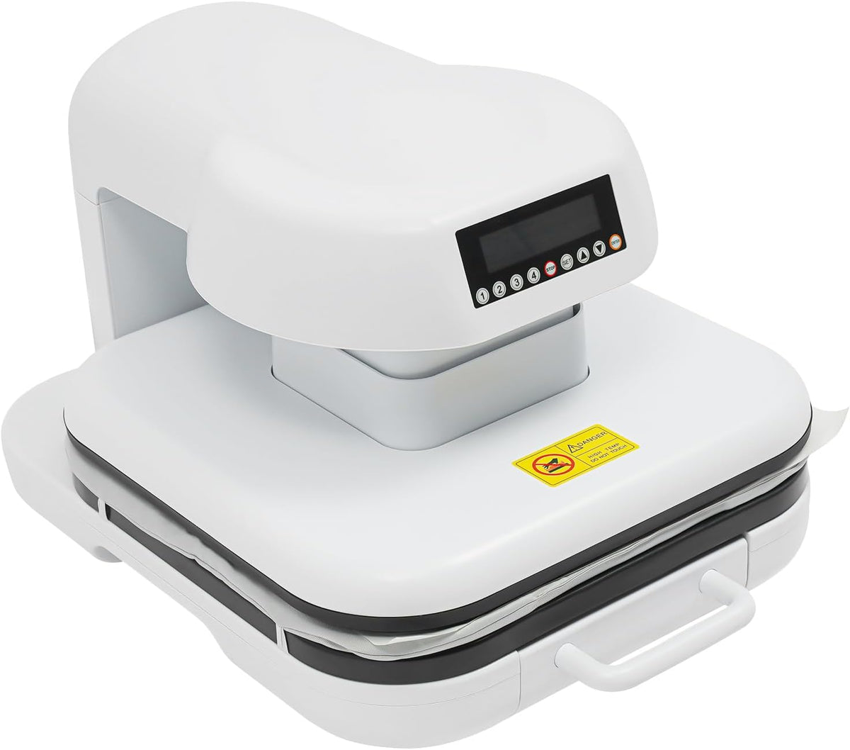 JAYEUW Presses à imprimer, CH2352., 54,5 x 40 x 32 cm., 1600 W., 220 V., plastique., blanc., chapeaux, chaussures