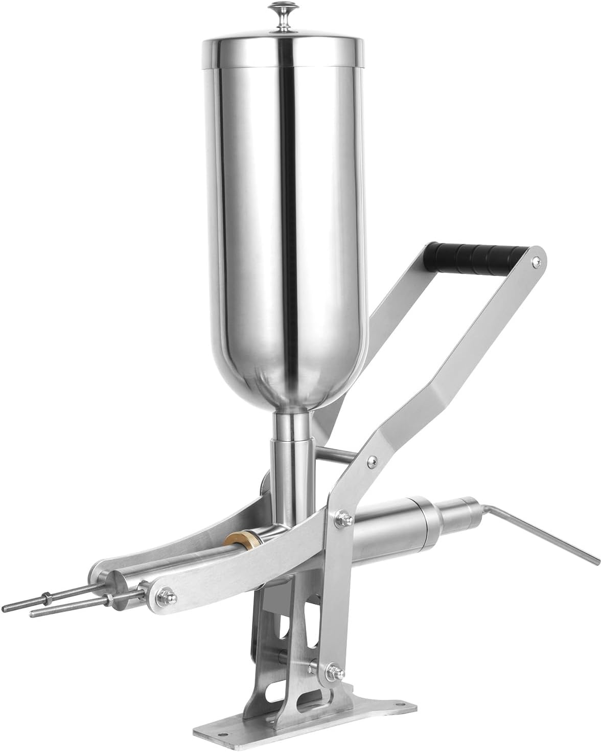 Shalmidor Machines à donuts, 60 x 65 cm / 23,62 x 25,6 pouces, 5 litres., 5 l, acier inoxydable 304., argenté